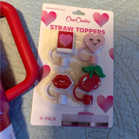 Stanley Limited Edition Quencher H2.0 Tumbler with Charm Straw Toppers - Picture 2 of 8